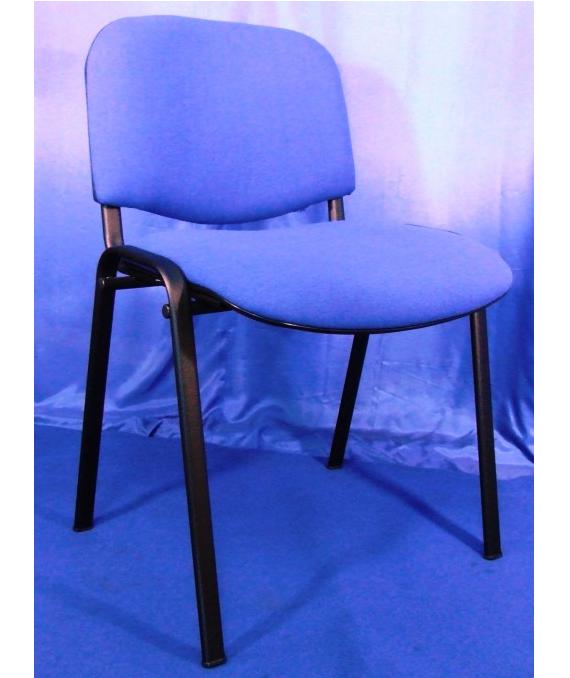 Visitor's Chair Blue & Black Frame