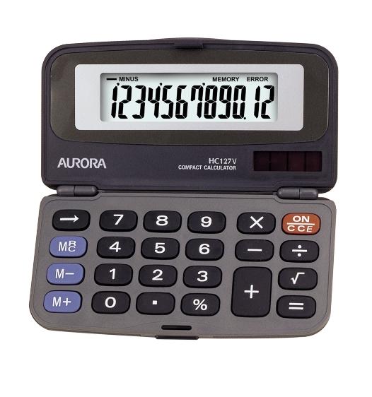Calculator Pocket - Aurora HC127V