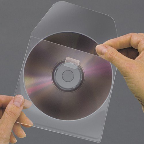 CD Plastic Pockets Self-Adhesive