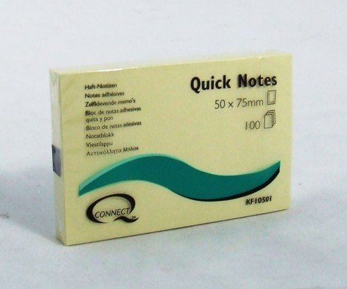 Sticky Notes 50x75mm Yellow