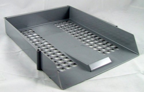 Letter Tray Plastic Grey
