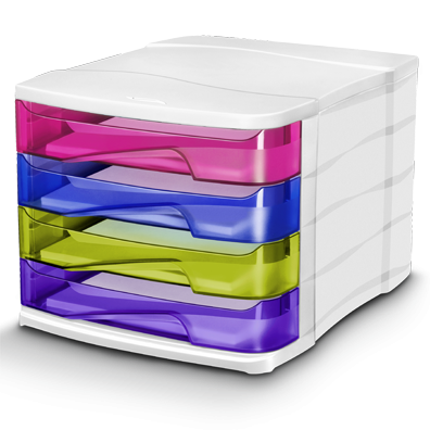 Drawer Unit x 4 Multicolour CEP