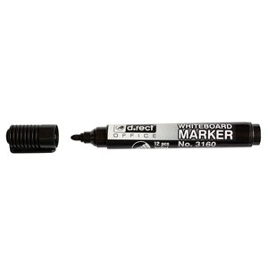 Whiteboard Marker Bullet Black