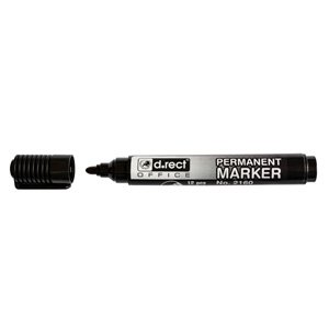 Permanent Marker Bullet Black D. Rect