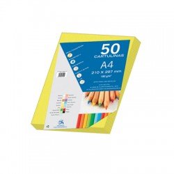 Bristol Board A4 180gsm Bright Yellow Pk50