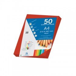 Bristol Board A4 180gsm Red