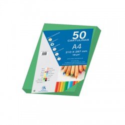 Bristol Board A4 180gsm Green Pk50