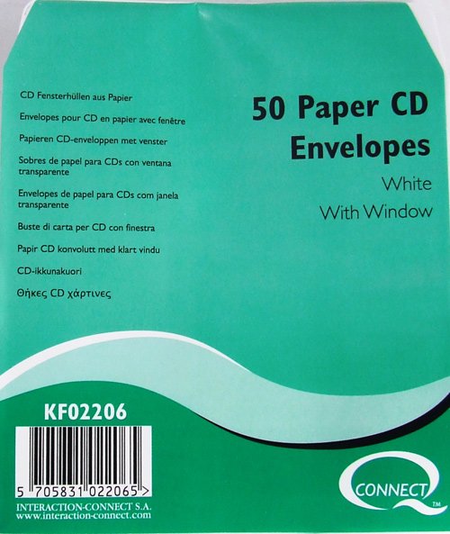CD Paper Envelopes Pk50