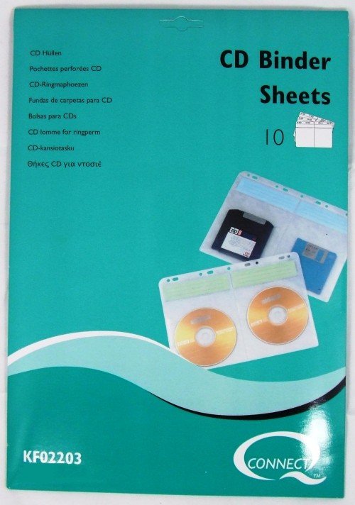 CD/DVD Folders A4 Pk10