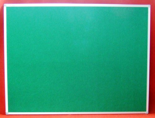 Notice Board 180x120cm Green Felt & Aluminium Frame