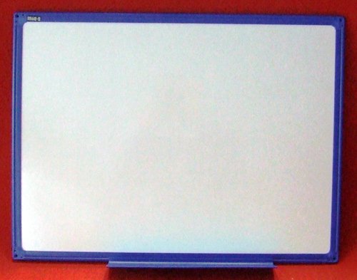 Whiteboard 45x60cm Plastic Blue Frame