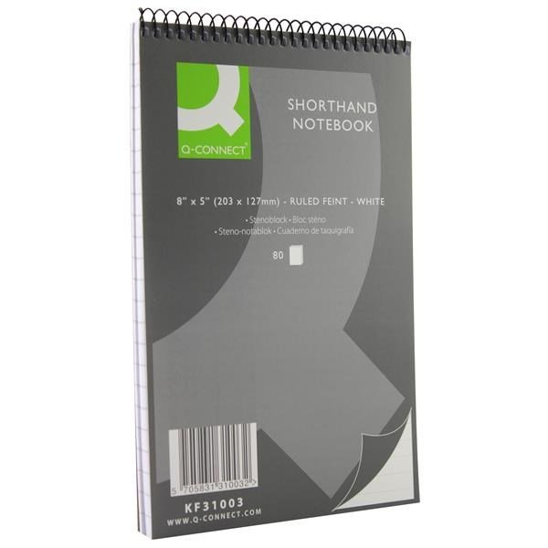 Shorthand Notebook 8''x5'' (160 Pages)