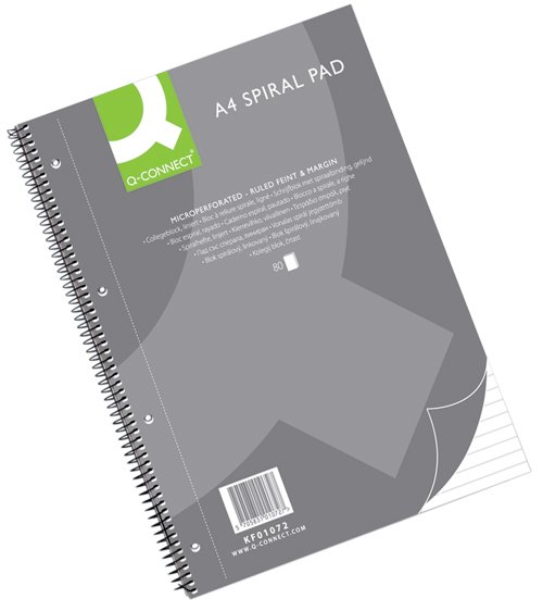 Spiral Pad A4 80Sheets (160 pages)