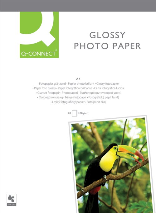 Photo Gloss Paper 180gsm Pk20