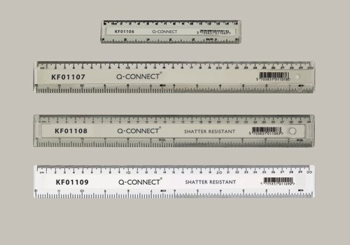 Ruler 15cm Clear