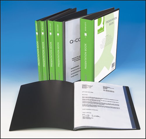 Presentation Book x10 Black