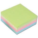 Sticky Notes Cube 75x75mm Pastel