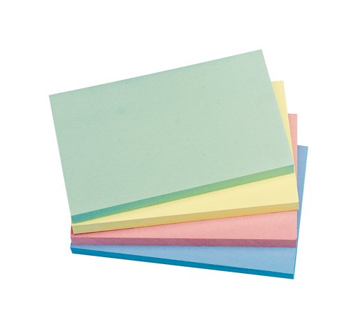 Sticky Notes 75x125mm Pastel Pk12