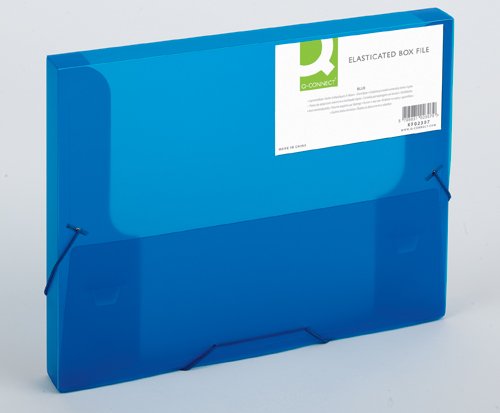 Box File Elasticated Blue