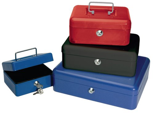 Cash Box 8'' Blue (196x155x87mm) Q Connect