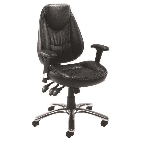 Avior Calabria Leather Look Operator Chair