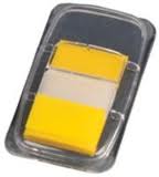 Index Tabs 25mm Yellow