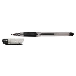 Gel Pen Rubber Grip Black D.Rect