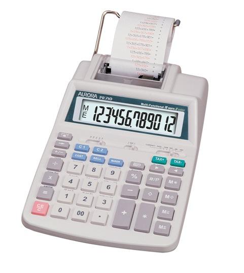 Calculator Printing 12 digit 2 Colour Print PR710