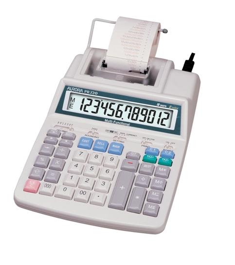 Calculator Printing 12 digit 2 Colour Print PR720