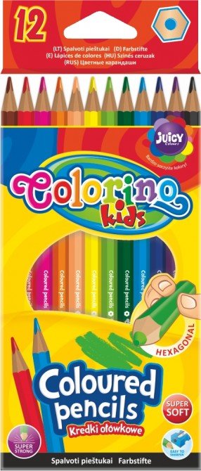 Pencils Colouring Pk 12