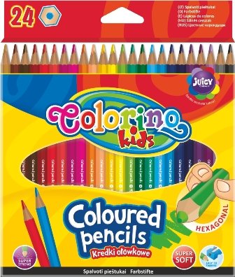 Pencils Colouring Pk24
