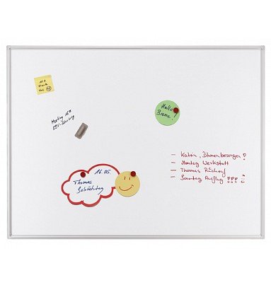 Whiteboard Magnetic 90x120cm Aluminium Frame