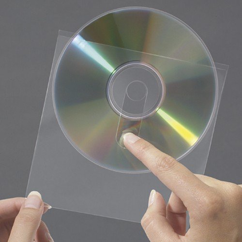 CD Plastic Pockets with Finger Hole