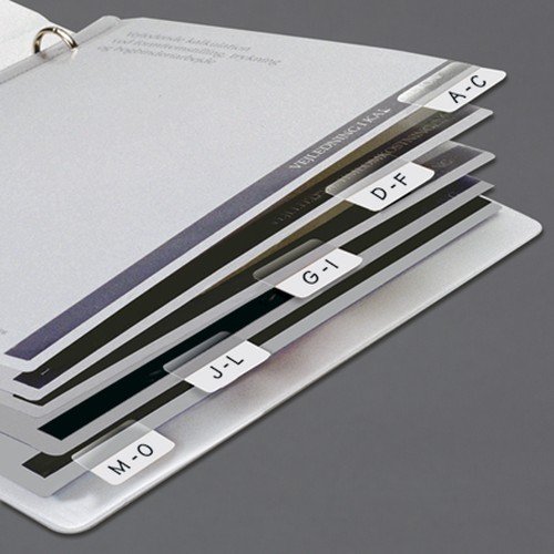 Index Tabs 40mm Repositional White