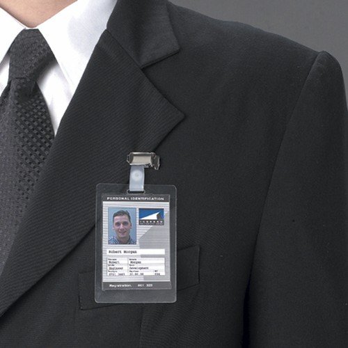Self Laminating ID Badges 54x90mm Pk25