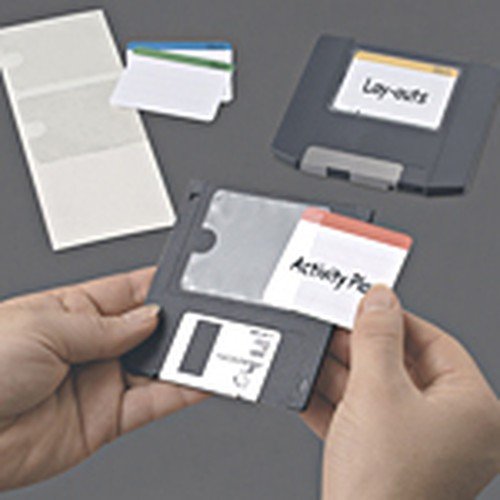 Diskette Label Holders 35x70mm Pk12