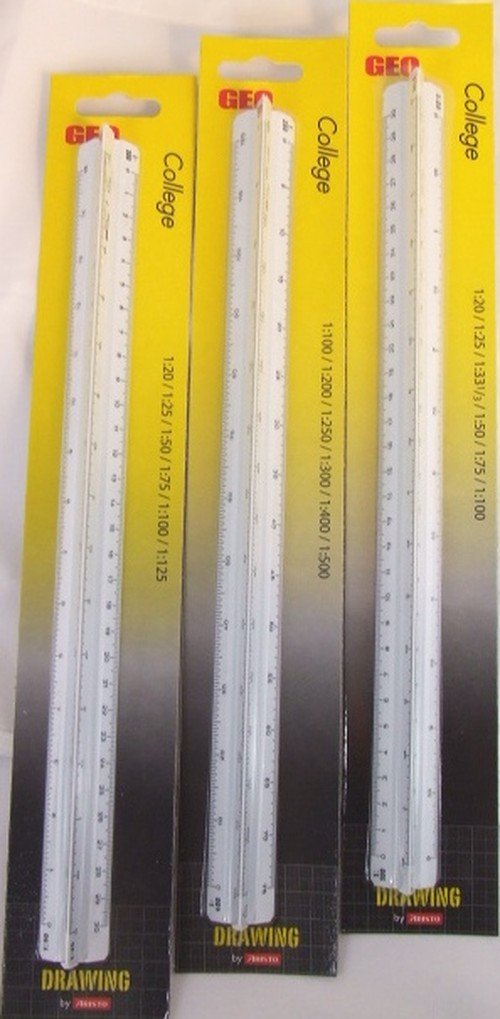 Scale Ruler 1:20:25:50:75:100:125