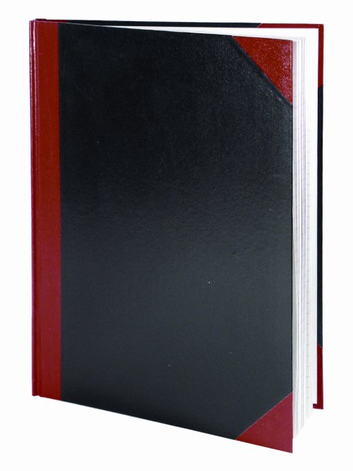Register Book Black/Red A6