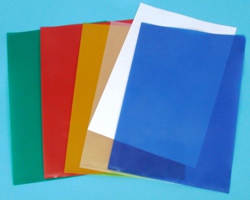 Folder A4 L-Shaped Blue