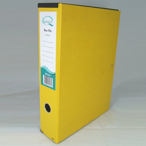 Box File Foolscap Yellow