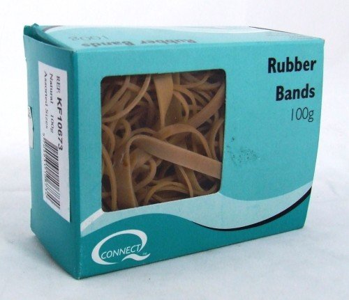 Rubber Bands 100g Assorted