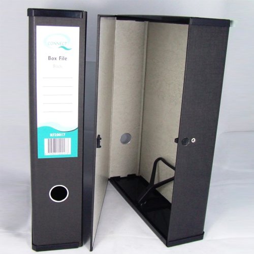 Box File Foolscap Black