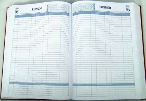 Restaurant Booking Diary