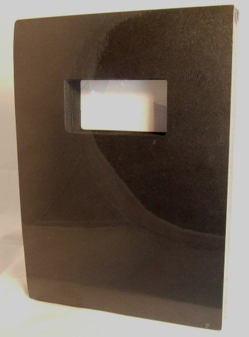 Binding Cover Board A4 Window Black Pk100