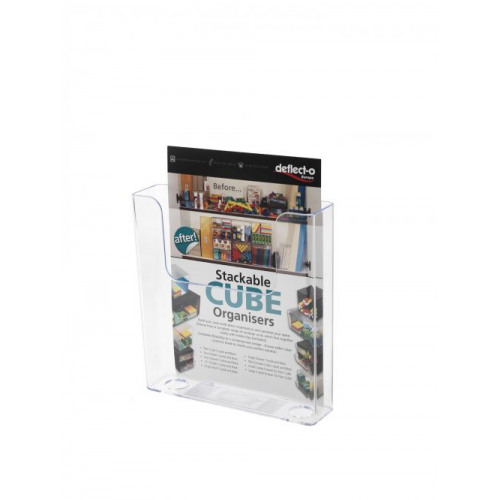 Brochure Holder Flat Back A4 Clear